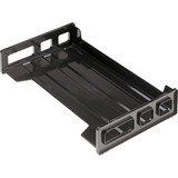 Officemate Black Side-Loading Desk Trays, OIC21102