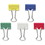 Officemate Assorted Color Binder Clips, OIC31026