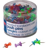 Officemate Translucent Push Pins