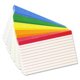 Oxford Color Coded Bar Ruling Index Cards