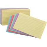 Oxford Printable Index Card - Cherry, Blue, Green, Canary, Violet - 10%