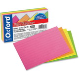Oxford Printable Index Card - Orange, Yellow, Pink, Orange - 10%