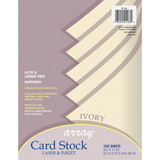 Pacon Laser Printable Multipurpose Card Stock - Ivory - Recycled - 10%