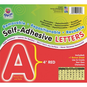 Pacon Reusable Self-Adhesive Letters, PAC51621