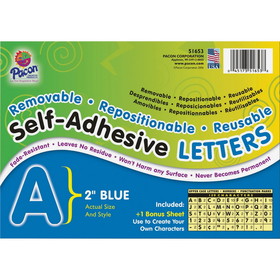 Pacon Reusable Self-Adhesive Letters, PAC51653
