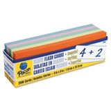 Pacon Assorted Colors Blank Flash Cards, PAC74150