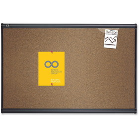 Quartet Prestige Colored Cork board, 24" Height x 36" Width - Cork Surface, QRTB243G