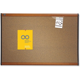 Quartet Prestige Colored Cork board, 24" Height x 36" Width - Cork Surface, QRTB243LC