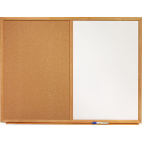 Quartet Standard Combination Whiteboard/Cork Bulletin Board