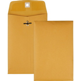 Quality Park Gummed Kraft Clasp Envelopes, QUA37835