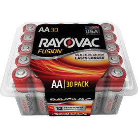 Rayovac Fusion Premium Alkaline AA Batteries Pack