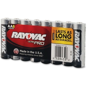 Rayovac Ultra Pro Alkaline AA Batteries, RAYALAA8J