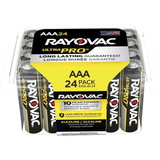 Rayovac Ultra Pro Alka AAA24 Batteries Storage Pak