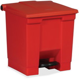 Rubbermaid Commercial Step-on Waste Container, RCP614300RED