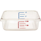 Rubbermaid Commercial Space Saving Square Container, RCP630200CLR