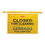 Rubbermaid Site Safety Hanging Sign, Price/Each