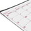 Brownline Vinyl Strip Monthly Desk Pad, Price/EA