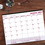 Brownline Vinyl Strip Monthly Desk Pad, Price/EA