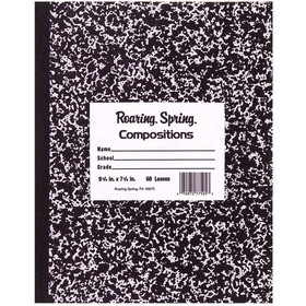 Roaring Spring Black Cover Flexcomp 10"x8" WM