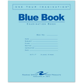 Roaring Spring Blue Book 8-sheet Exam Booklet