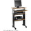Safco Adjustable Stand-Up Workstation, Rectangle - 49" Height - Steel - Black Marble, Price/EA