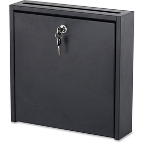Safco 12 x 12" Wall-Mounted Inter-department Mailbox with Lock, SAF4258BL