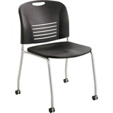Safco Vy Straight Leg Stack Chairs w/ Casters