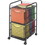 Safco Onyx Double Mesh Mobile File Cart, SAF5212BL