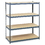Safco Archival Shelving, 69" x 33" x 84" - Steel, Particleboard - 4 x Shelf(ves) - Legal, Letter - Security Lock - Gray, Price/EA
