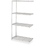 Safco Add-On Unit, 36" x 18" - 4 x Shelf(ves) - Gray, Price/EA