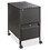 Safco Rollaway Mobile File Cart, 300 lb Capacity - 4 x 2" Caster - Steel - 17" x 26" x 28" - Black, Price/EA