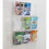 Safco Nine Magazines Literature Display Rack, 36.9" Height x 30" Width x 2" Depth - 9 Pocket(s) - Plastic - Clear, Price/EA