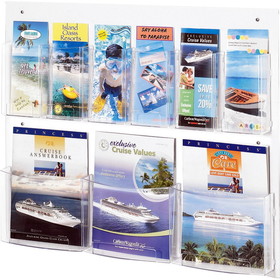 Safco Clear2c Magazine/Pamphlet Display