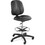 Safco Apprentice II Extended Height Armless Drafting Chair, Black - Vinyl Black Seat - Vinyl Back - 26" x 26" x 54" Overall Dimension, Price/EA