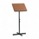 Safco Adjustable Speaker Podiums, Square - 21" x 21" x 46" - Steel, Wood - Medium Oak Base, Price/EA