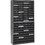 Safco E-Z Stor Literature Organizer, 71" Height x 37.5" Width x 12.8" Depth - 72 Compartment(s) - Steel, Fiberboard - Black, Price/EA