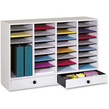 Safco 32 Compartments Adjustable Literature Organizer, 25.4