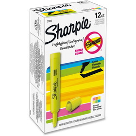 Sharpie SmearGuard Tank Style Highlighters, SAN25053