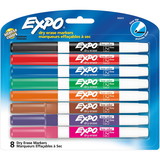 Expo Low-Odor Dry-erase Fine Tip Markers, SAN86601