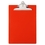Saunders Recycled Clipboard, 1" Clip Capacity - 8.50" x 11" - Plastic - Red, Price/EA