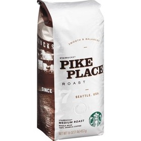 Starbucks Whole Bean Pike Place Roast Coffee