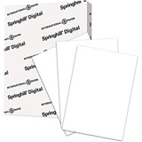 Springhill 8.5x11 Inkjet, Laser Printable Multipurpose Card Stock - White - Recycled