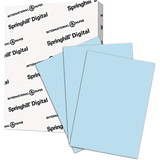 Springhill 8.5x11 Inkjet, Laser Printable Multipurpose Card Stock - Blue - Recycled