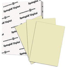 Springhill 8.5x11 Inkjet, Laser Printable Multipurpose Card Stock - Ivory - Recycled