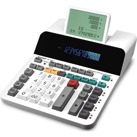 Sharp EL-1901 12 Digit Paperless Printing Calculator