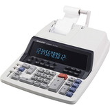 Sharp QS2760H Commercial Print Calculator, 12 Character(s) - Fluorescent - AC Supply Powered - 3