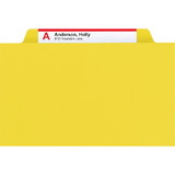 Smead SafeSHIELD 2/5 Tab Cut Letter Recycled Classification Folder, SMD13734