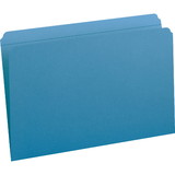 Smead File Folder, Reinforced Straight-Cut Tab, Legal Size, Blue, 100 per Box (17010)
