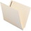Smead TUFF Laminated End Tab Fastener Folder, Shelf-Master Reinforced Straight-Cut Tab, Letter Size, Manila, 50 per Box (34105), Price/BX