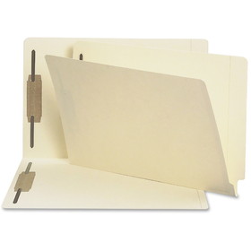 Smead Shelf-Master Straight Tab Cut Legal Recycled Fastener Folder, SMD37215